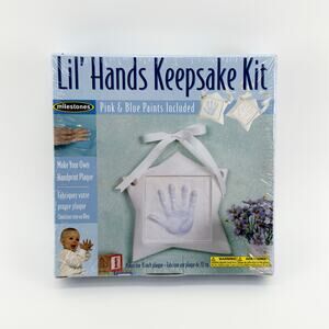 Lil’ Hands Keepsake Kit Milestones Pink & Blue Paints Included - NEW Sealed
